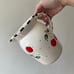 Mary Engelbreit | Vintage Cherry Pattern Checkered Pitcher