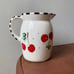 Mary Engelbreit | Vintage Cherry Pattern Checkered Pitcher