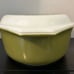 Vintage Pyrex 2 1/2 qt Verde Olive Casserole 045 large w/ 945-C lid