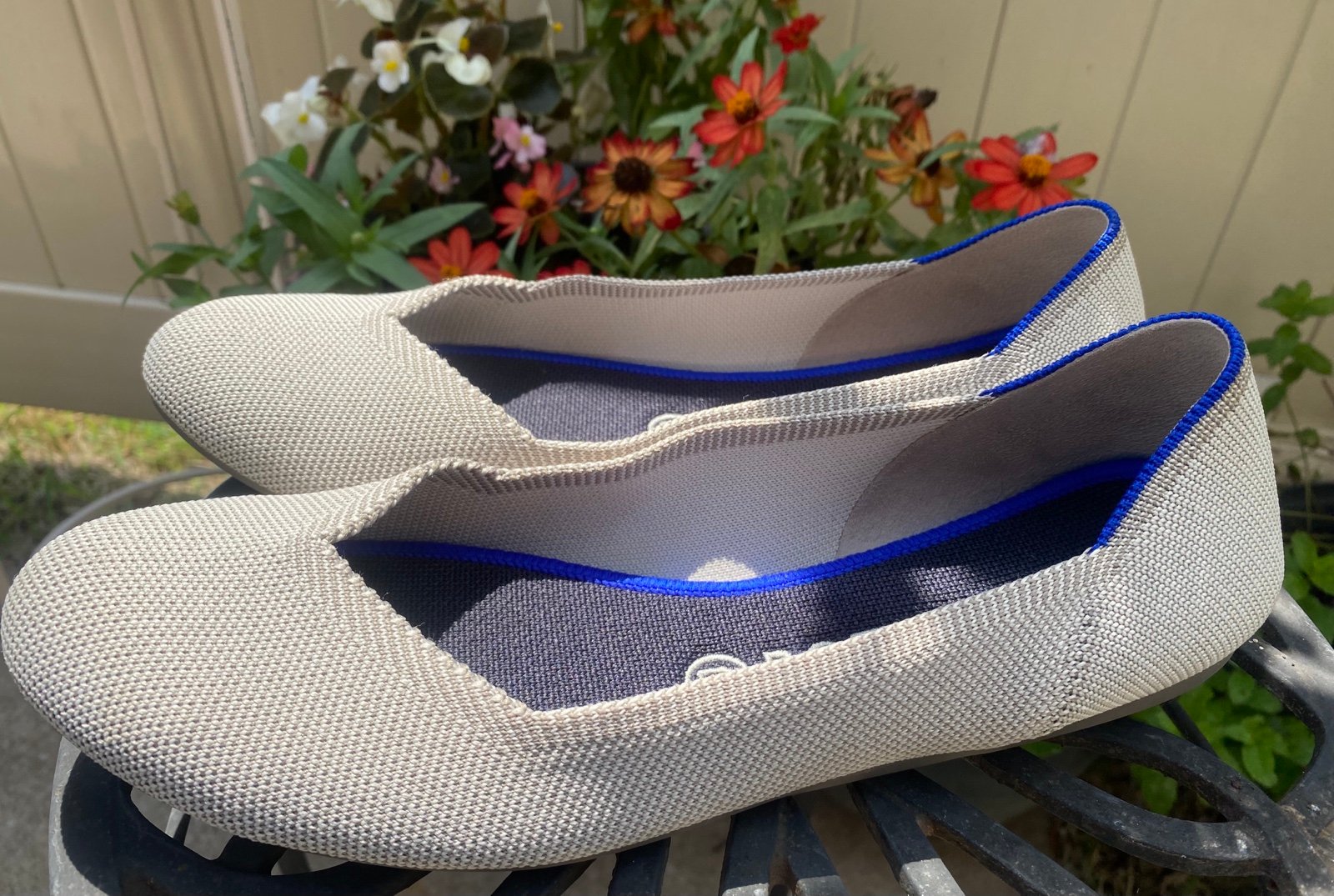 Rothy's Flax Birdseye Round Toe Ballet Flats