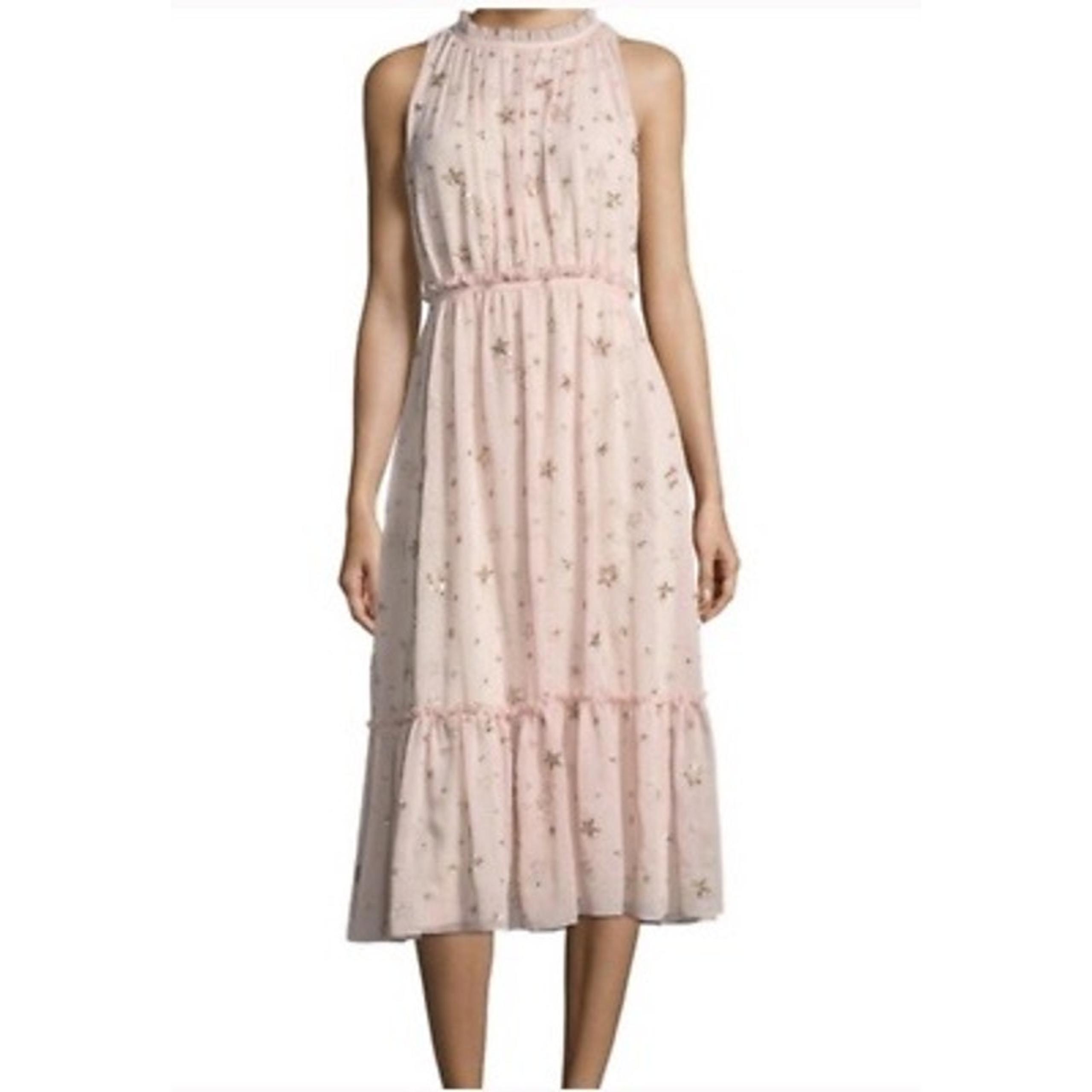 Kate Spade New York x The Madison Ave. Collection Amanda Star Pink Midi Dress 6