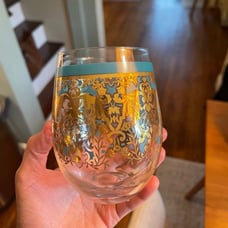 Set of 4 Stemless Wine Glasses
