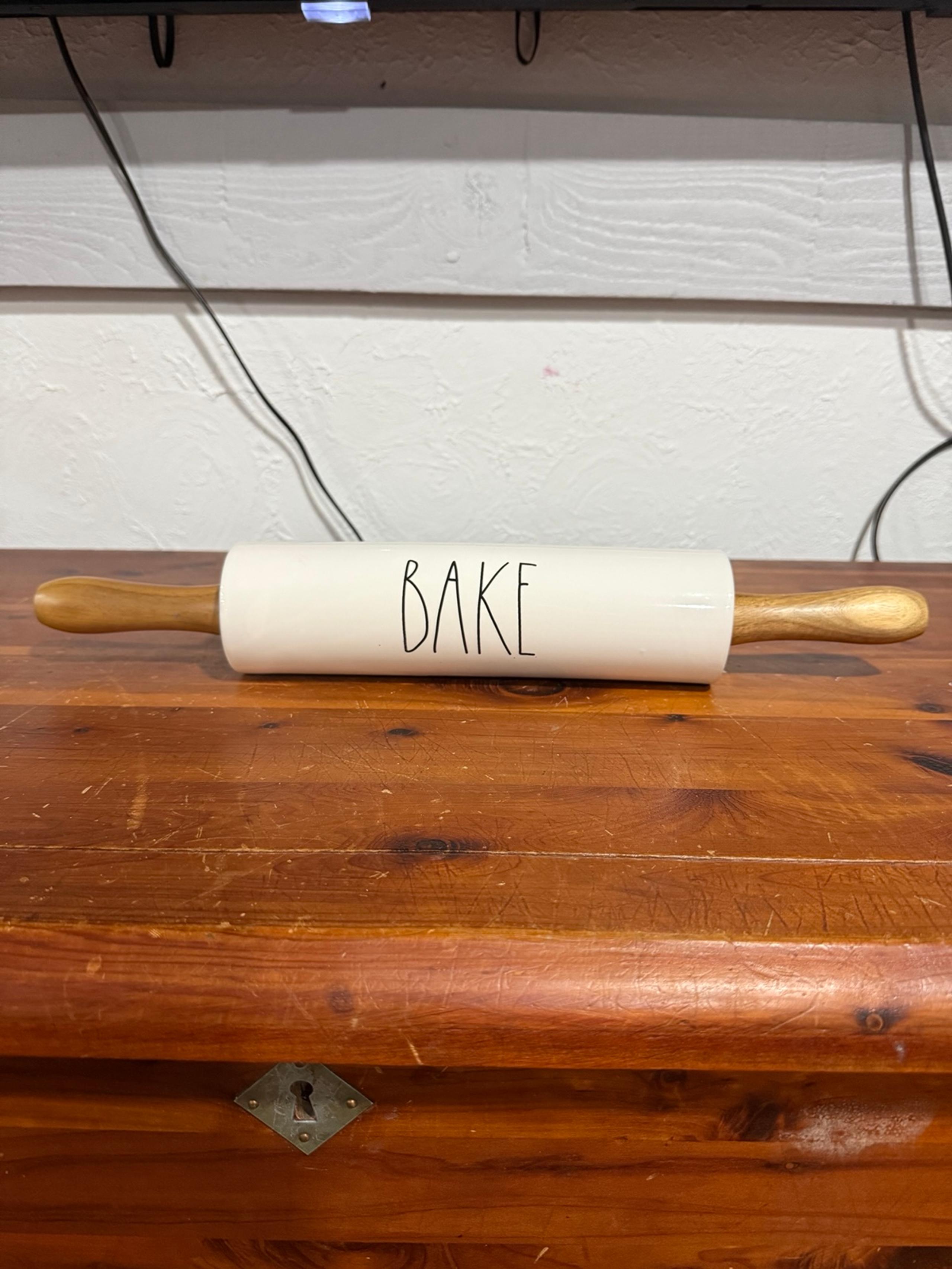 Rae dunn rolling pin Bake