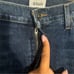 Hudson Natalie Mid Rise Super Skinny Jean In Kempsey Blue Size 32