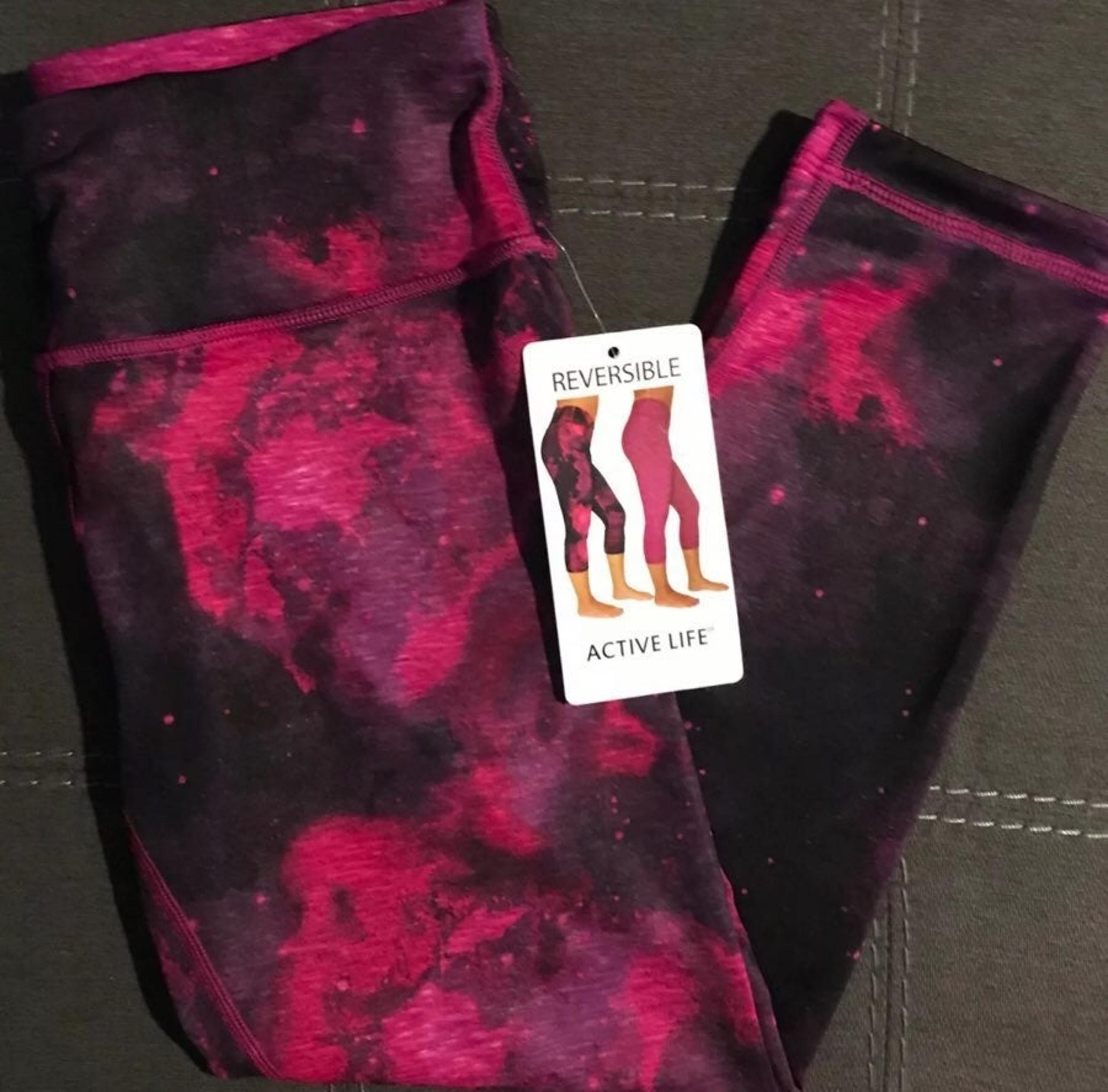 ACTIVE LIFE Reversible Yoga Leggings S