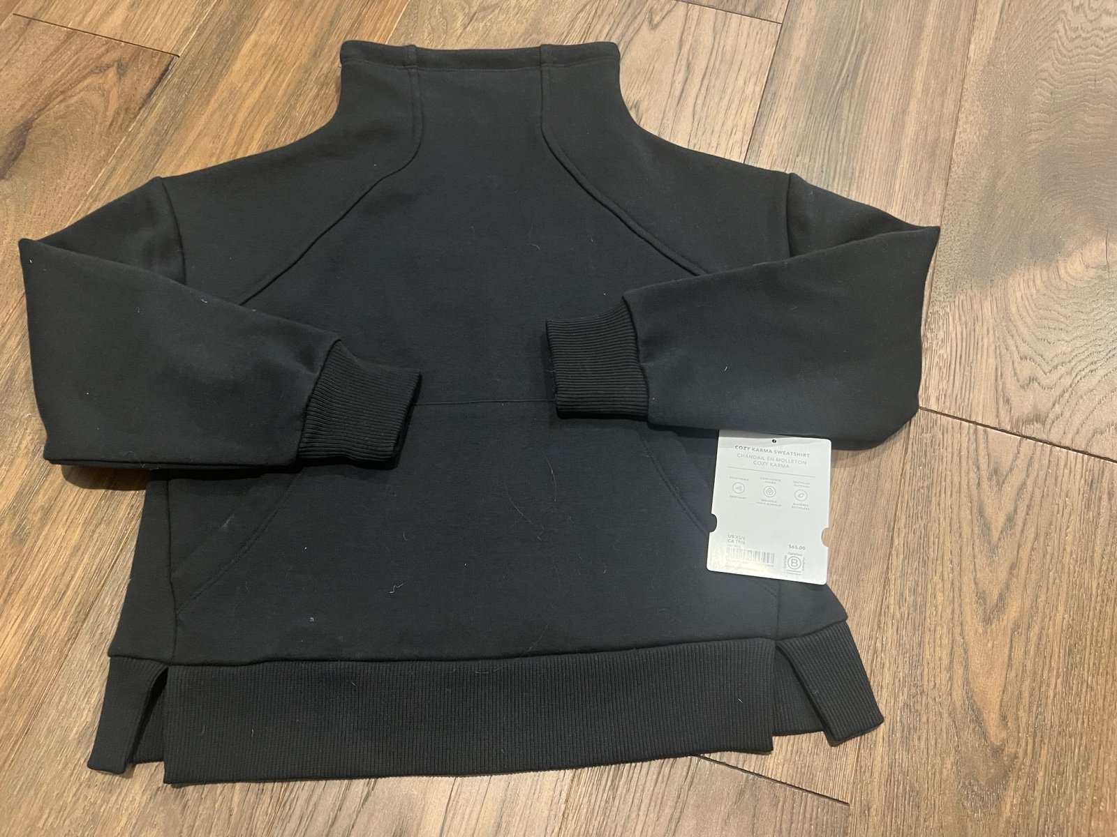 Yard Sale - Athleta Girl Cozy Karma Sweatshirt NWT XS 6 - Back-to-School Bonanza:£30