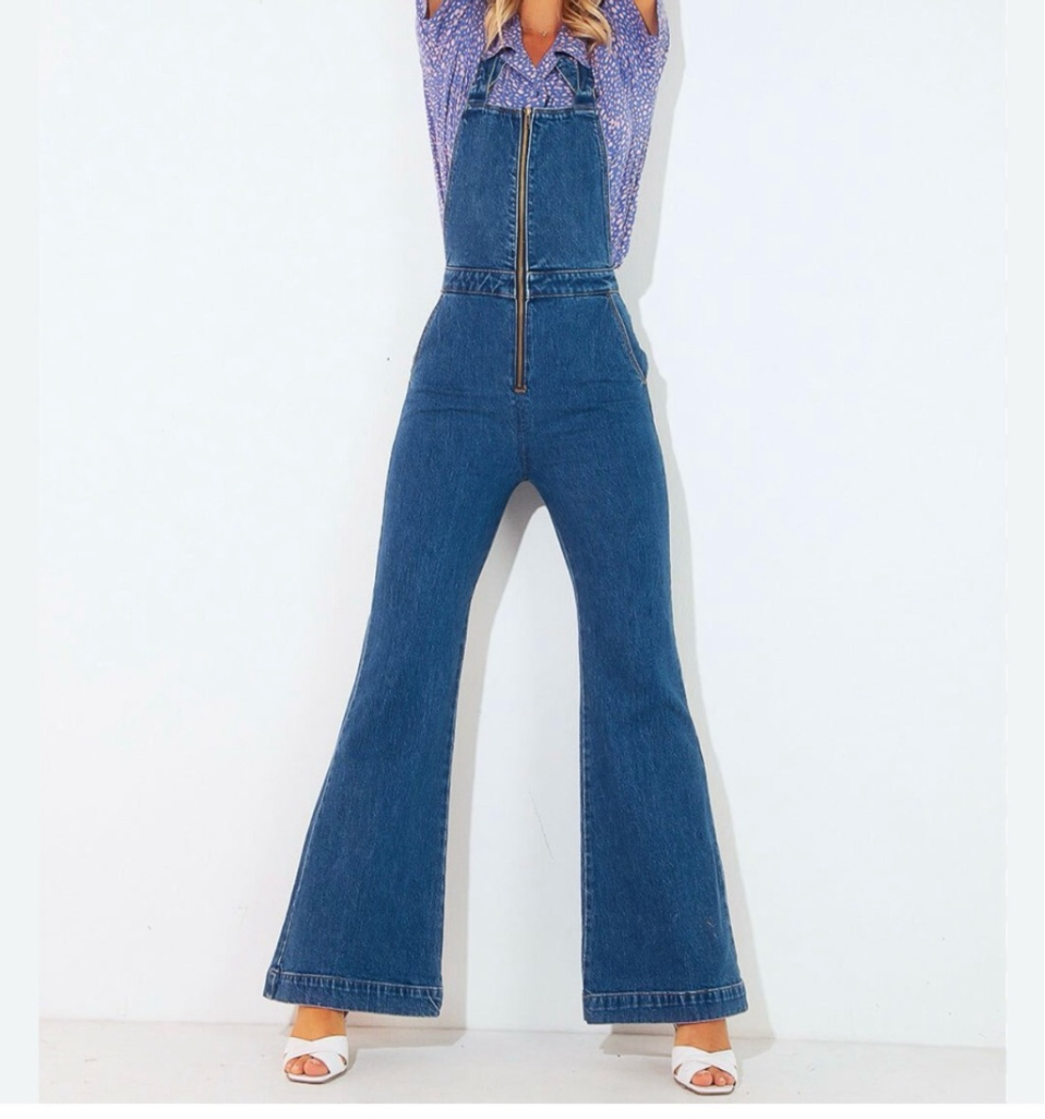 Women's Rolla's Denim Overalls Size 31 Blue