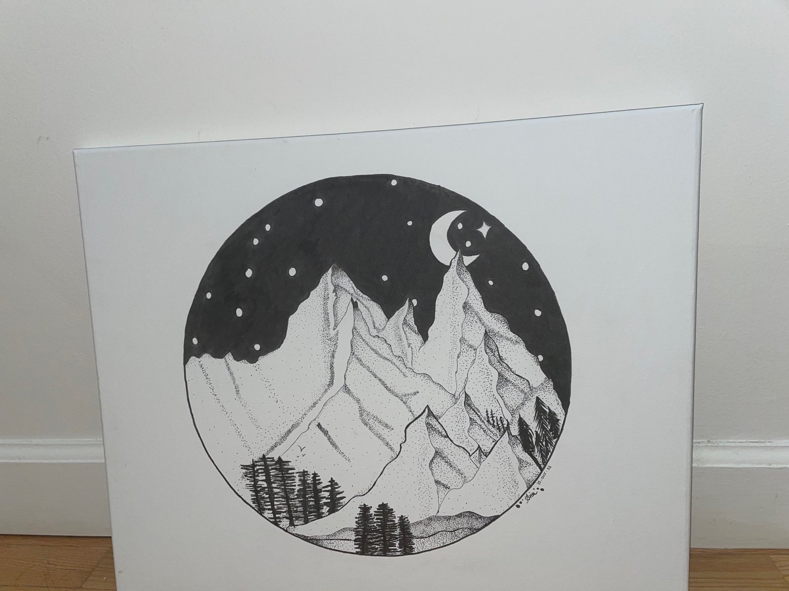 Wall art painting