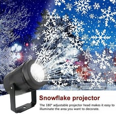Christmas Snowflake Projector Light LED Laser Outdoor Lamp Gift Party Decor