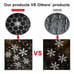 Christmas Snowflake Projector Light LED Laser Outdoor Lamp Gift Party Decor