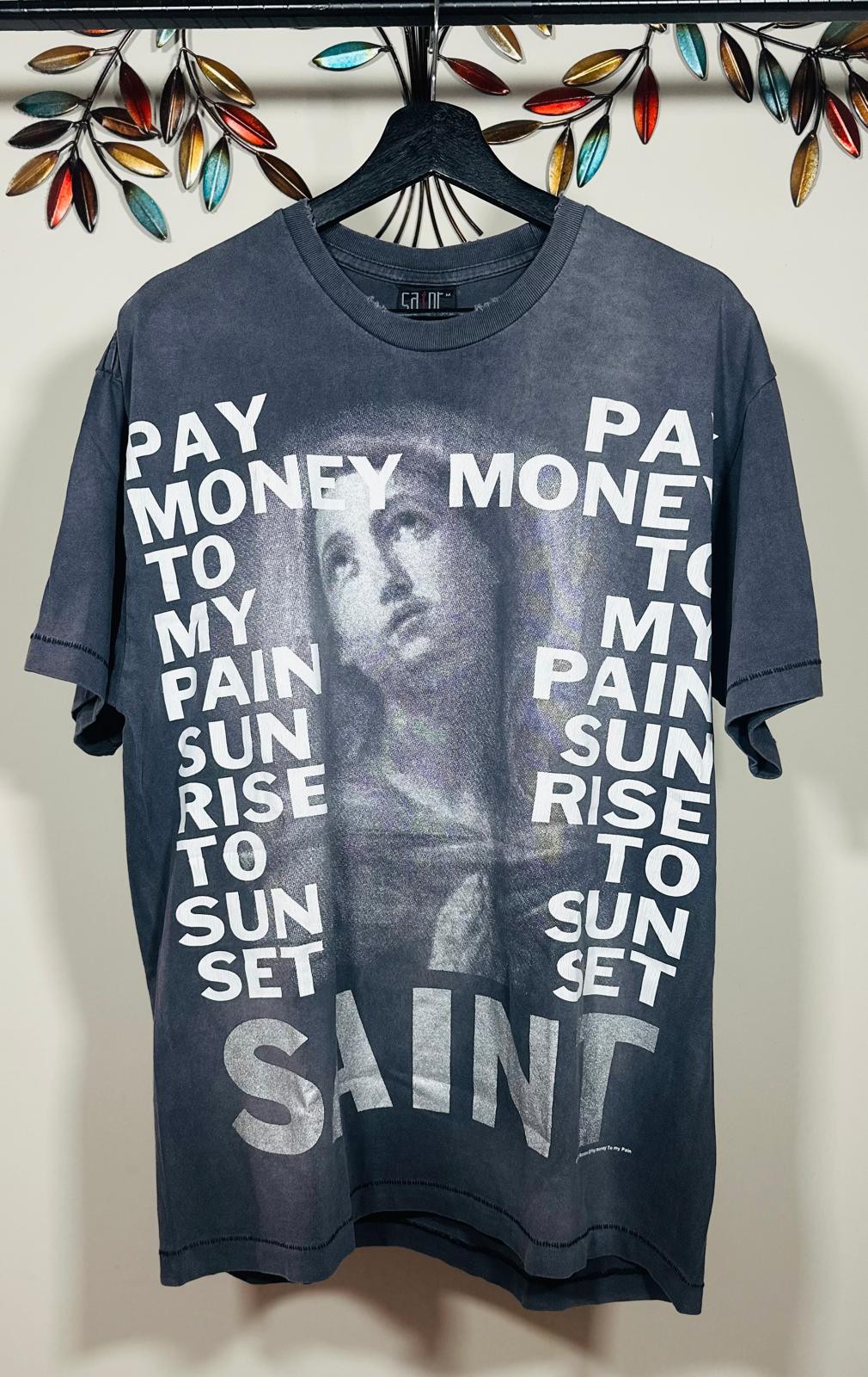 SAINT MICHAEL, PAY MONEY TO MY PAIN SS24 T-SHIRT ( READ DESCRIPTION ) !!!