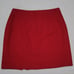 90s Vintage My Michelle Red Crepe Velvet Collared Full-zip Mini Skirt Suit 7/8