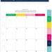Emily Ley 2023 Simplified System Weekly/Monthly Organizer Gift Set, Happy Stripe
