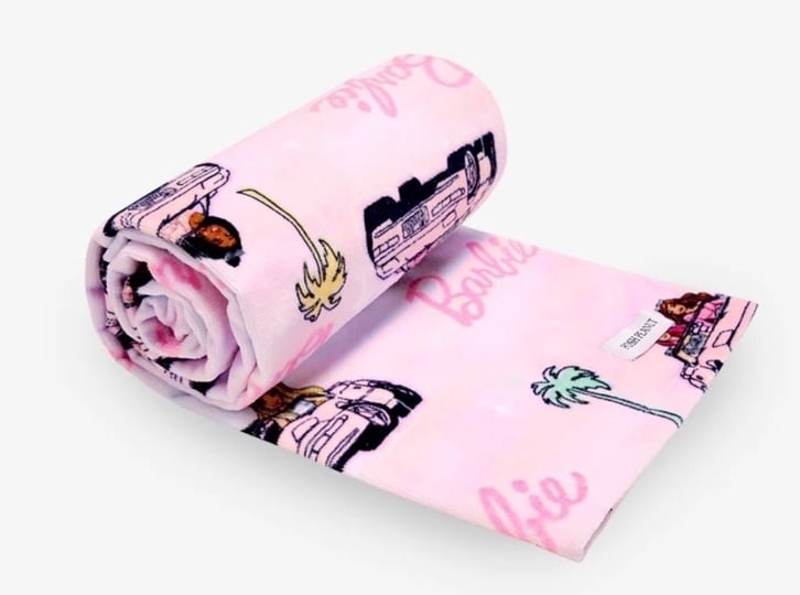 Posh Peanut Pastel Barbie Beach Towel, NIB