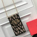 Trendy Black and Beige Monogram Shoulder Bag