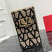 Trendy Black and Beige Monogram Shoulder Bag