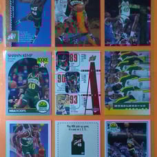 Shawn Kemp NBA Basketball Card Lot #1