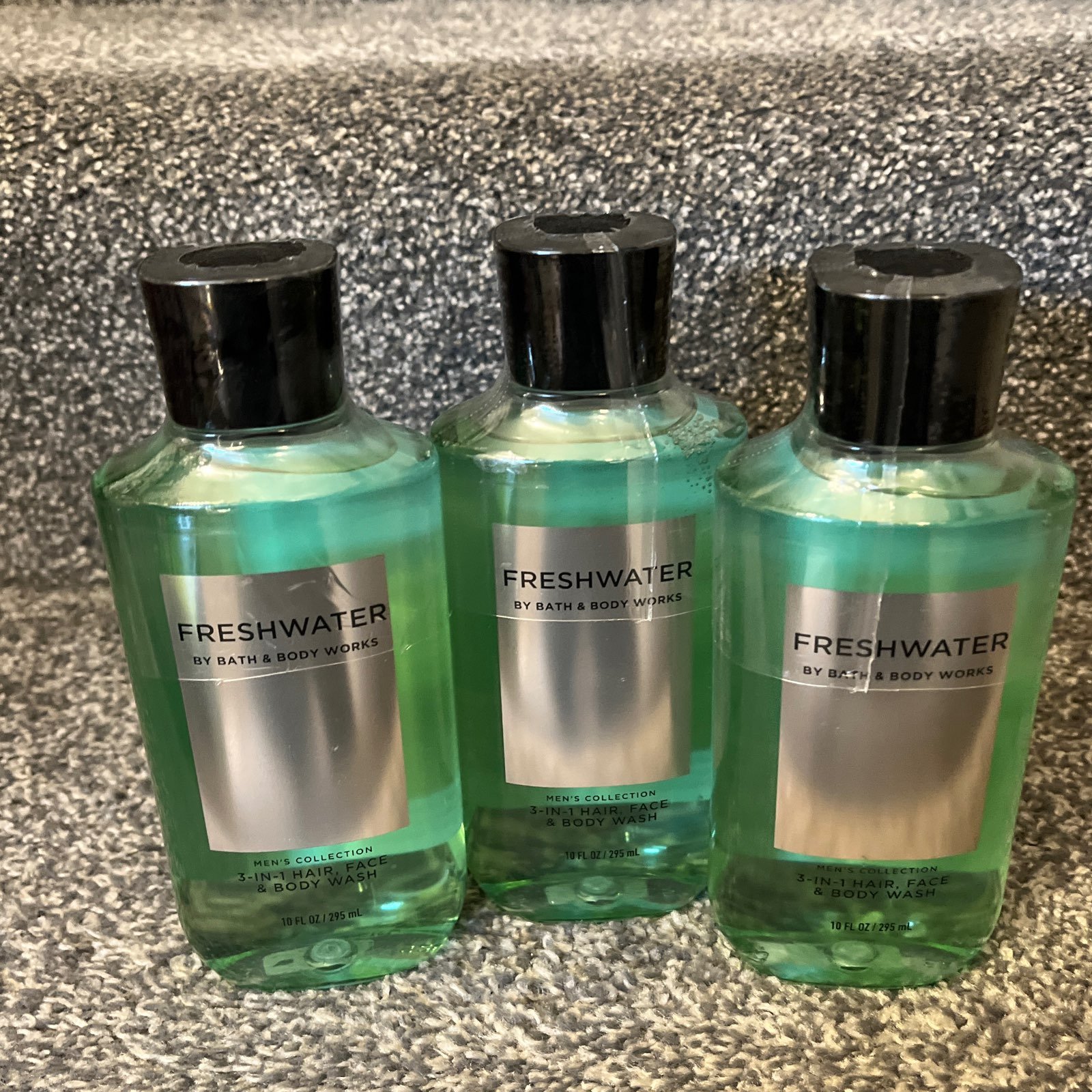 Freshwater shower gels
