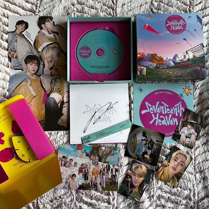 Signed Woozi Album Seventeenth Heaven with All Original Inclusions