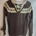 The North Face Mock Henley Argyle Pullover Sweater