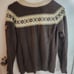 The North Face Mock Henley Argyle Pullover Sweater