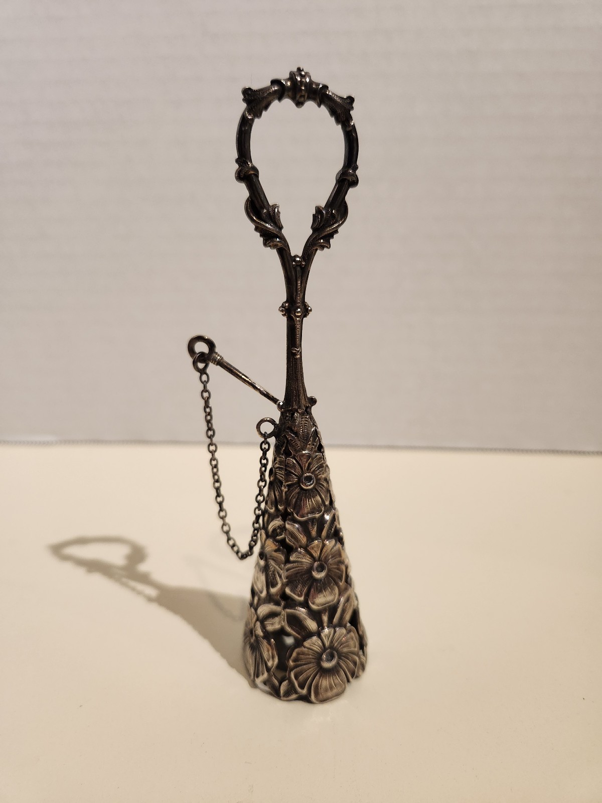 Vintage Tussie Mussie Posey Silver Plate Flower Holder