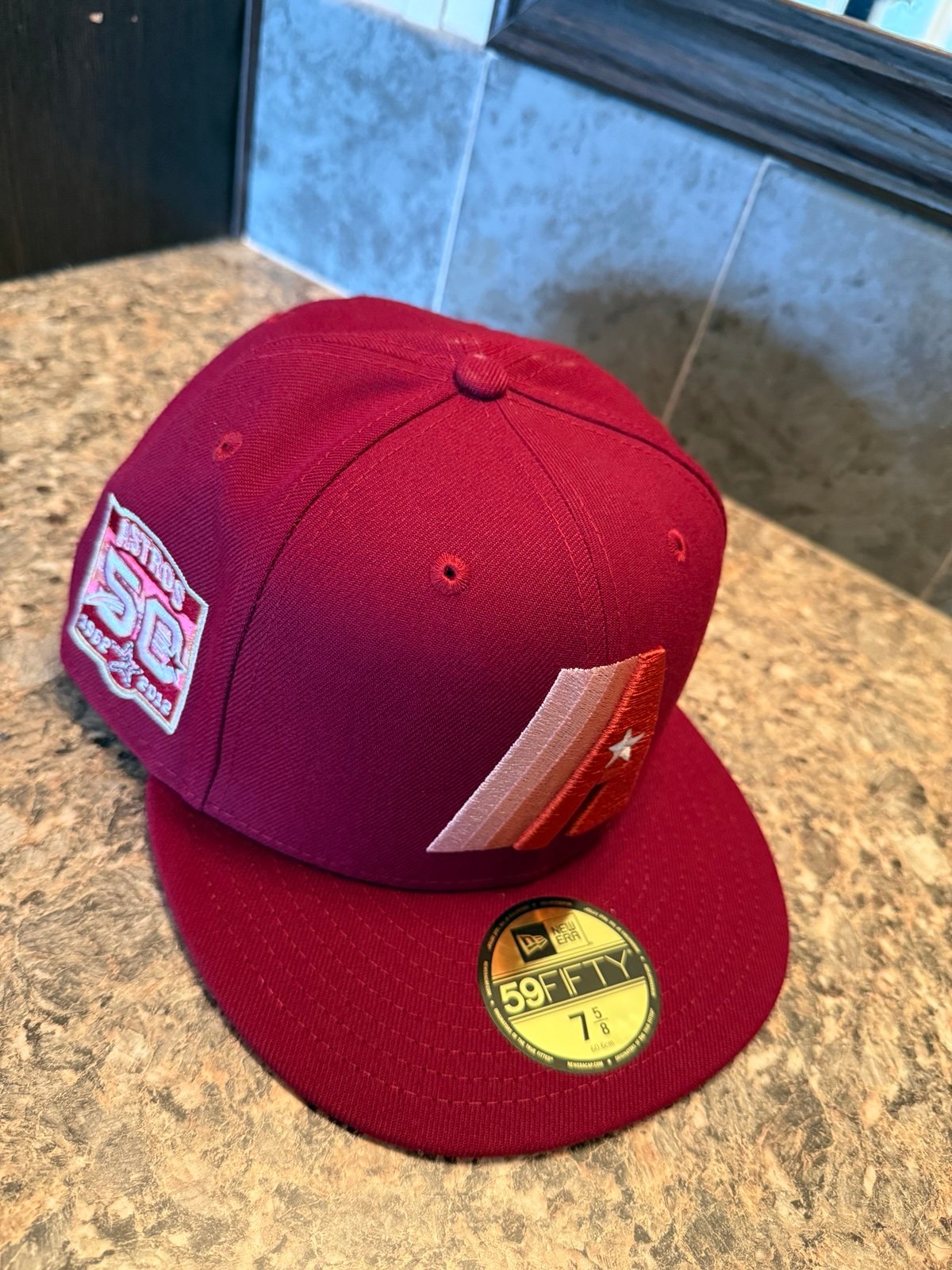 Houston Astros New Era 7 5/8 Fitted Hat