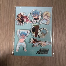 ALNST Official Alien Stage Chibi Fridge Acrylic Magnet Collection B (6-Pieces)