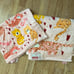 Kaleidoscope Kids Towels Bath & Hand Towel Set Pink Cute Cheetah Cat Cotton