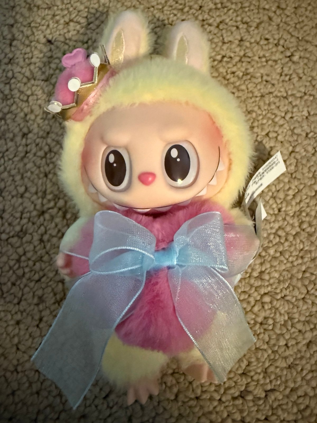 POP MART the Monster Let's Checkmate Queen - Plush Hanging Card Labubu