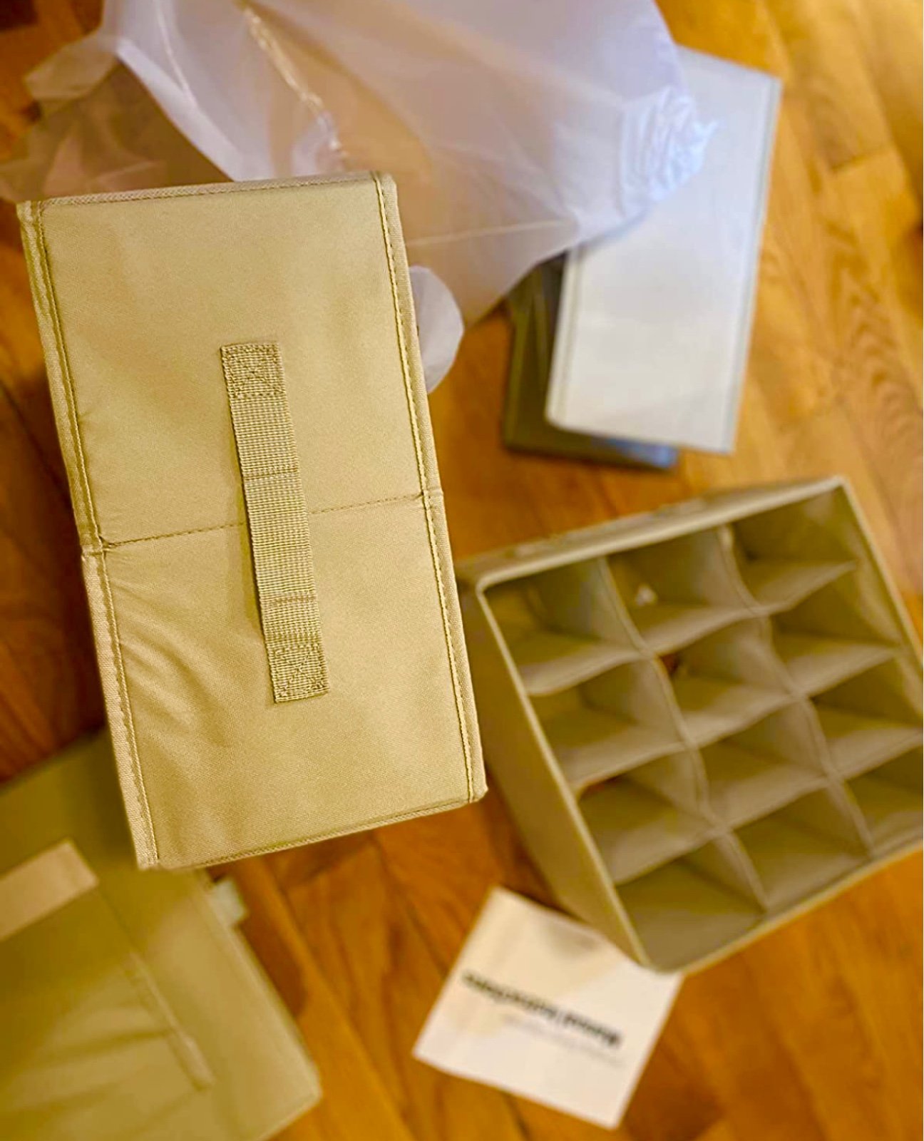 6 Shelf Closet Organizer 2 Seperateable 3-Shelf Hanging Shelves Nursery Organiz