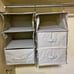 6 Shelf Closet Organizer 2 Seperateable 3-Shelf Hanging Shelves Nursery Organiz