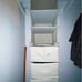 6 Shelf Closet Organizer 2 Seperateable 3-Shelf Hanging Shelves Nursery Organiz