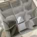 6 Shelf Closet Organizer 2 Seperateable 3-Shelf Hanging Shelves Nursery Organiz