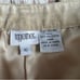 Vintage Together Cream Khaki Leather Fringe Ankle Pant Size 10