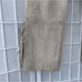 Vintage Together Cream Khaki Leather Fringe Ankle Pant Size 10