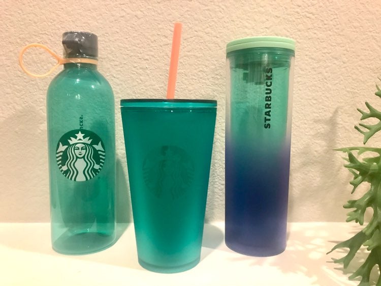 Starbucks Summer 2 Teal Green Bundle