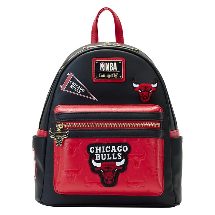 NBA Chicago Bulls Patch Icons Mini Backpack. ( FreeShip + Sale Off 35% )