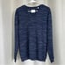 Billy Reid Wool Navy Blue V-neck Long Sleeve Sweater M