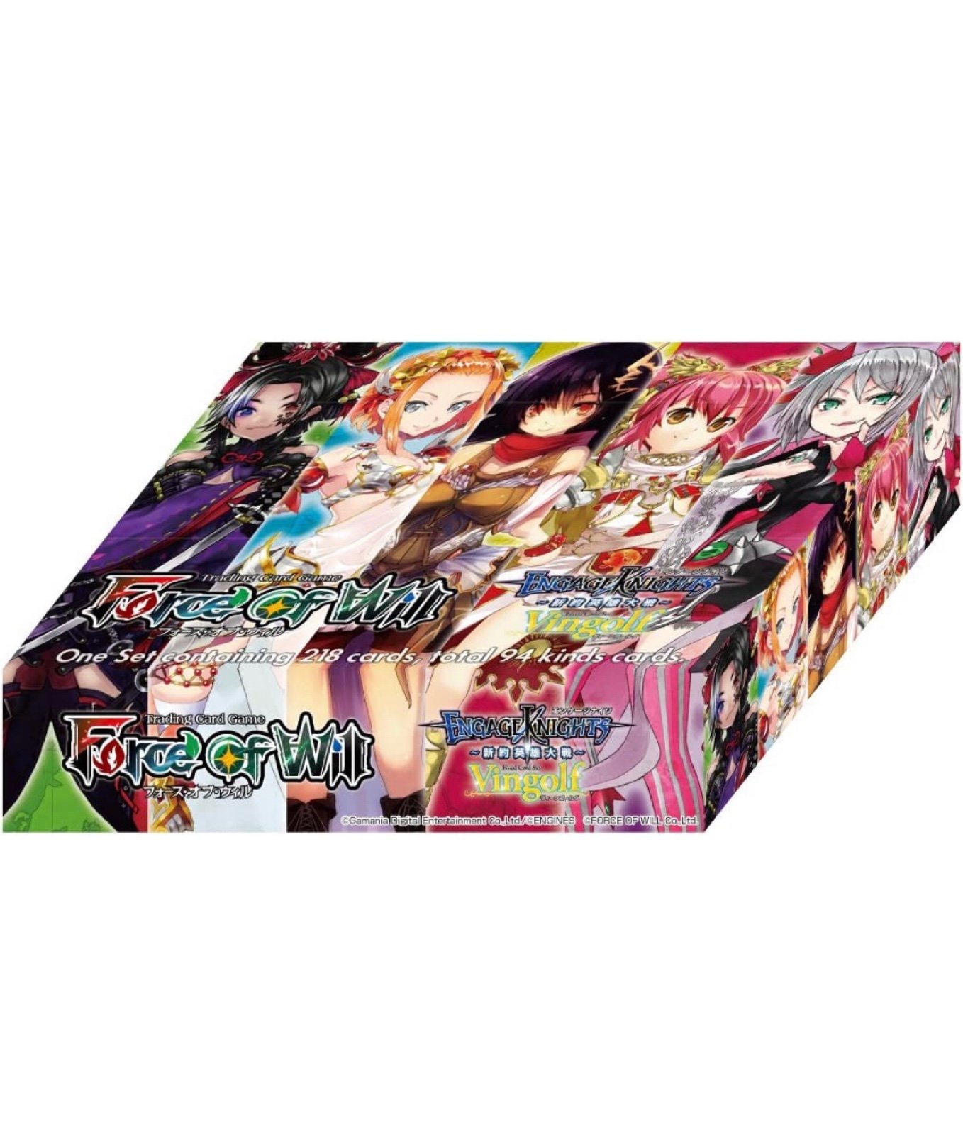 Force of Will TCG Vingolf Series Engage Knights Box - 218 cards