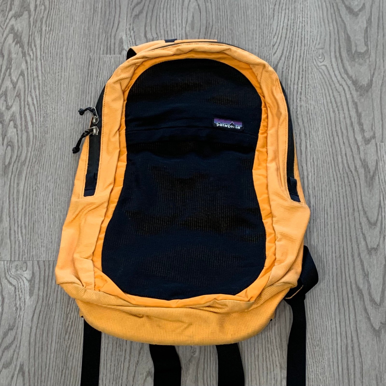 Vintage 2000s Patagonia Orange/Black Backpack Hiking Travel Y2K Gorpcore