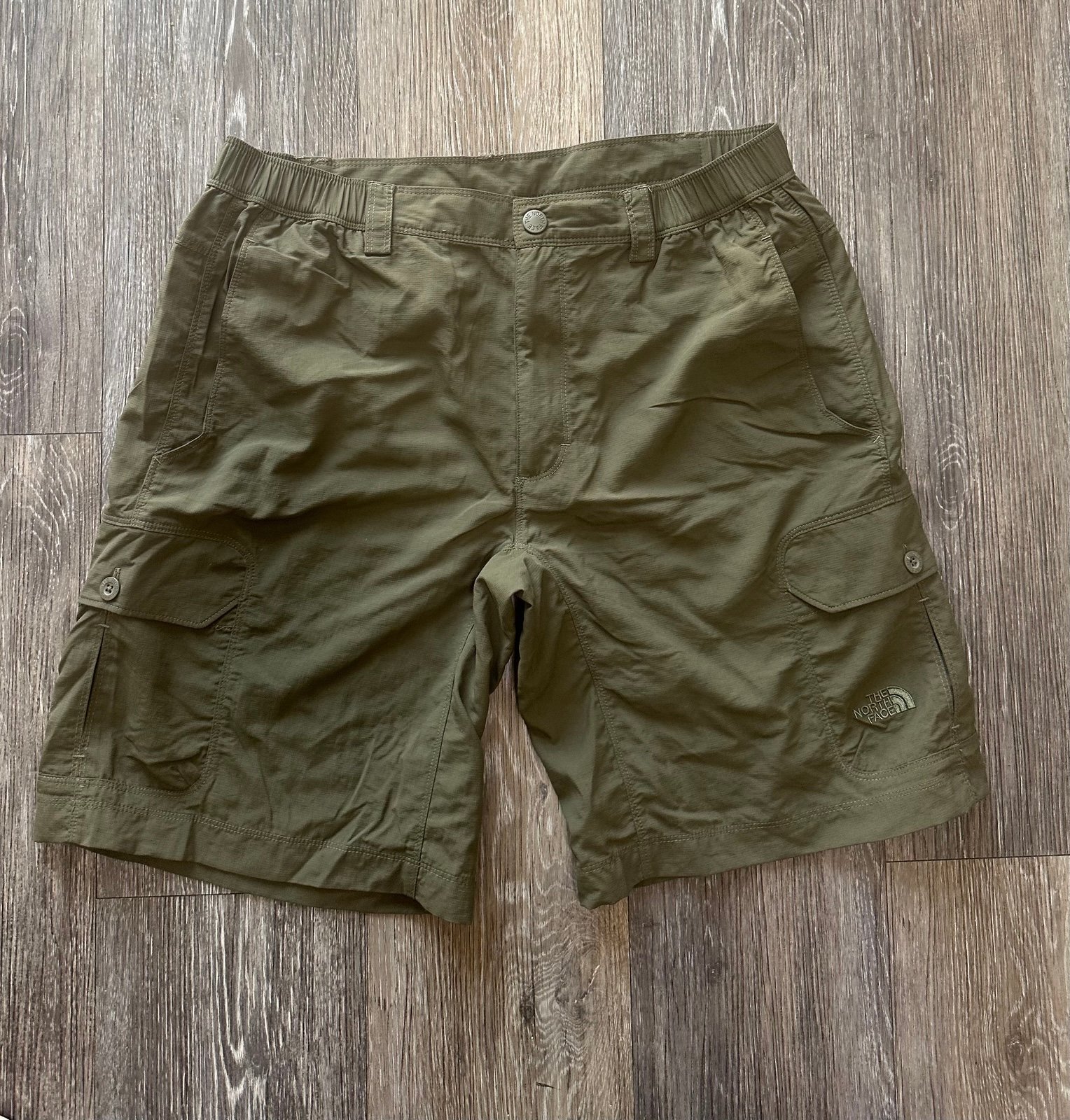 The North Face Olive Green Cargo Shorts Mens