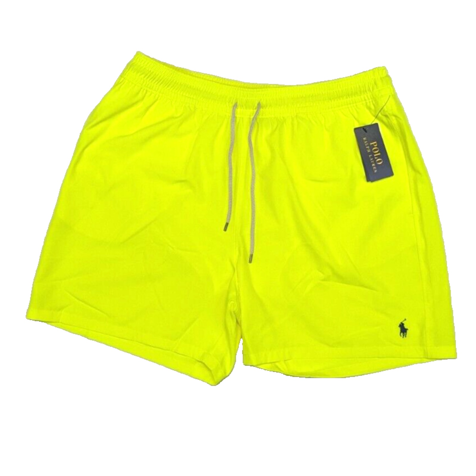 Polo Ralph Lauren Board Shorts 2xl Neon Green Mesh Lined Swimming Bathing Suit