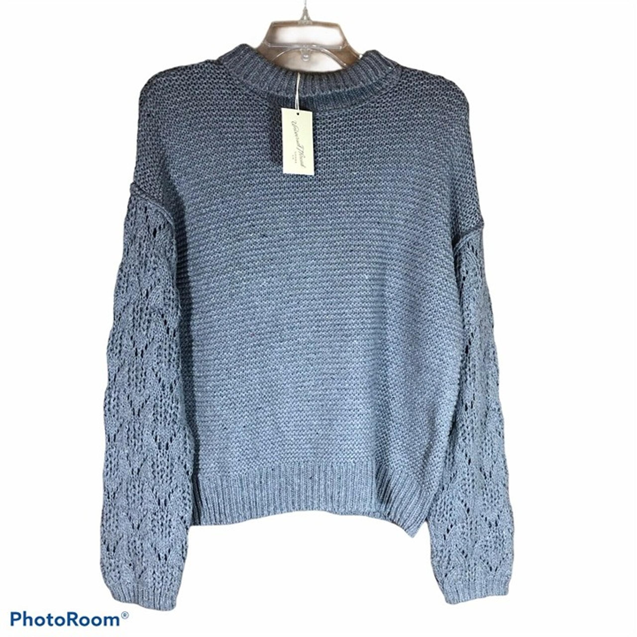 Universal Thread Womens Turtle Neck Sweater Gray Purple Med New With Tags