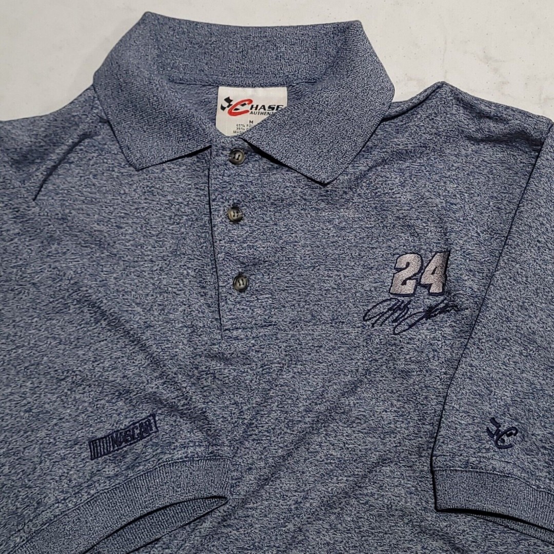 VTG 2004 Chase Authentics Jeff Gordon #24 NASCAR Golf Polo Shirt Medium NWOT