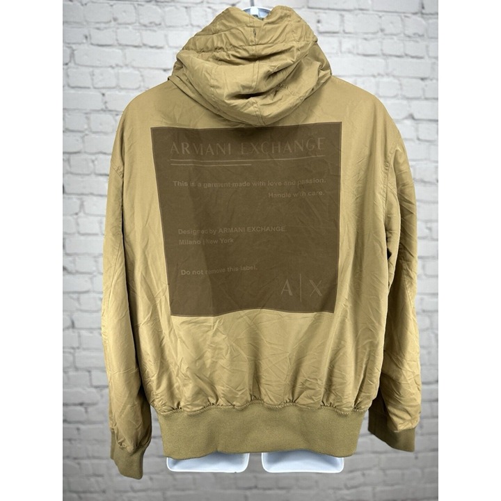 Armani Exchange Camo Reversible Adjustable Zip Windbreaker