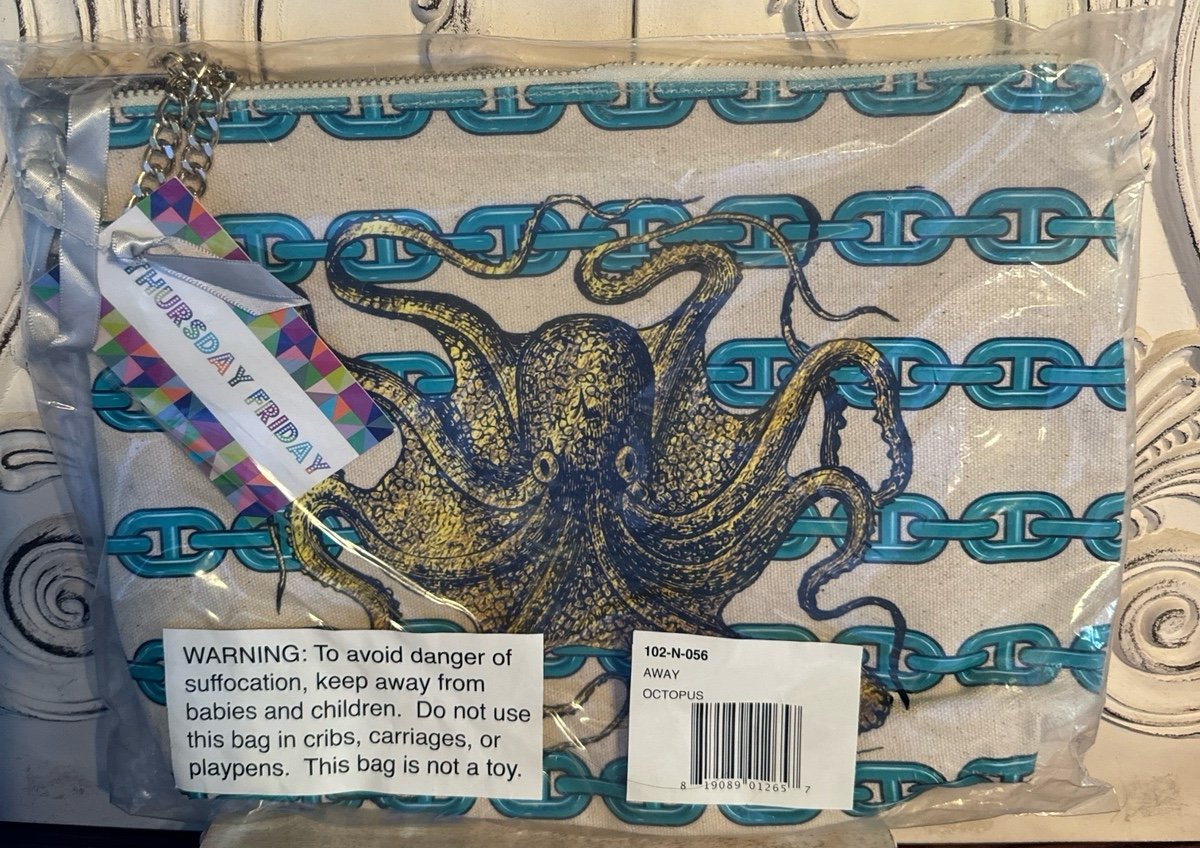 Thursday Friday octopus clutch