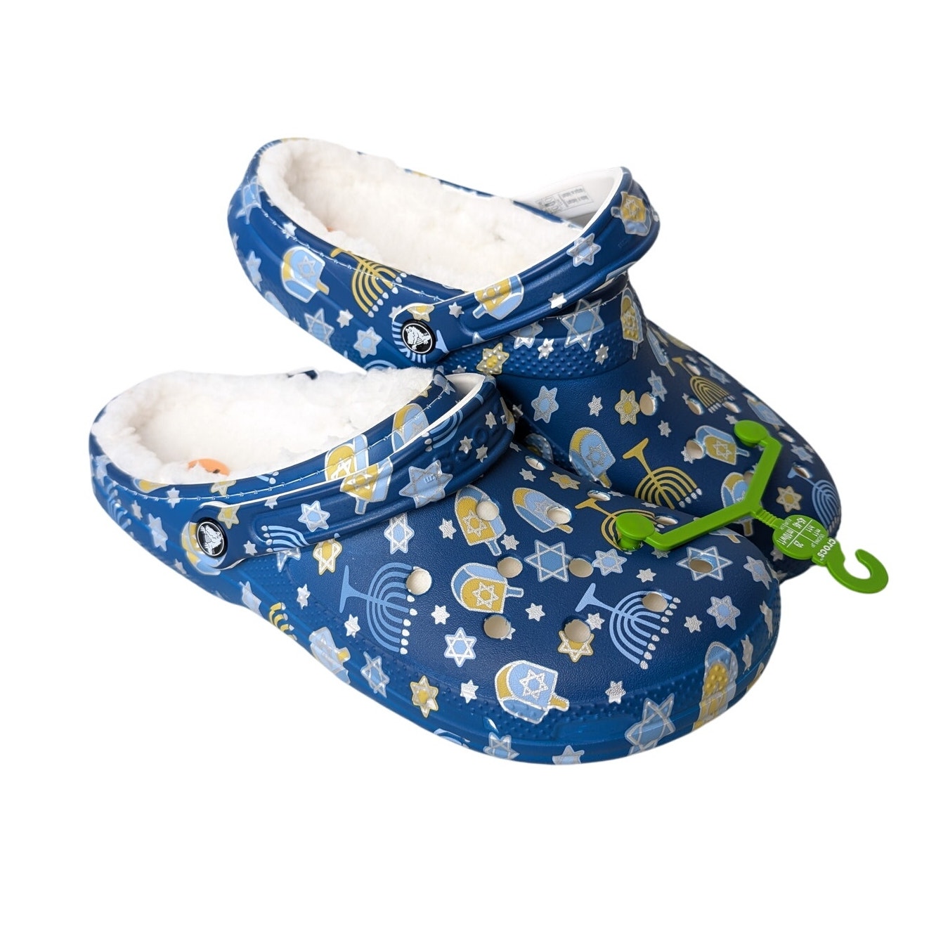 NWT Crocs Classic Lined Hanukkah Holiday Mens 11