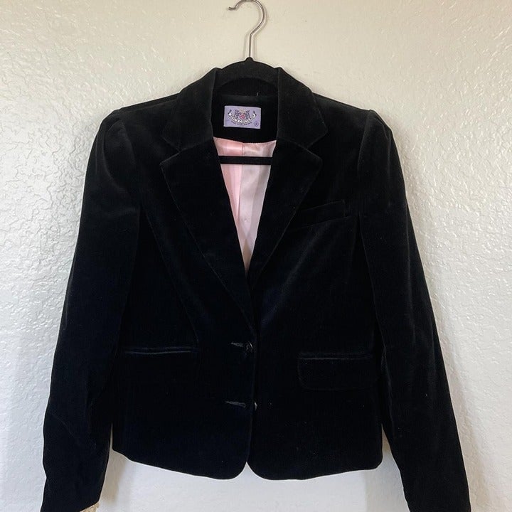Vintage Juicy Couture Velvet Blazer Jacket
