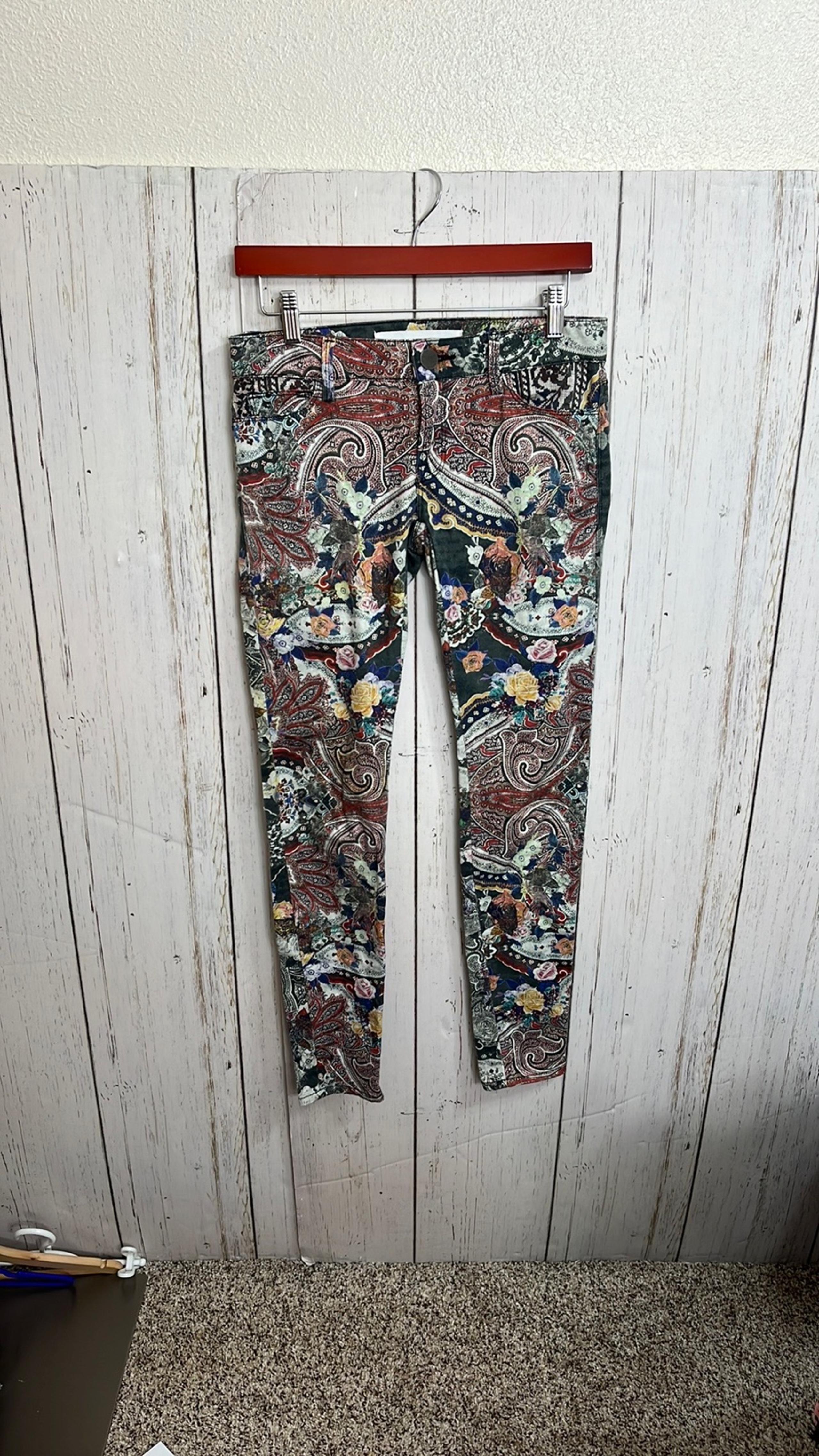 Etienne Marcel Patterned Skinny Jeans